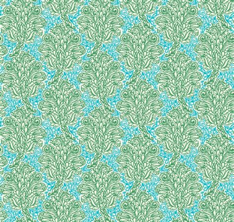 Floral Seamless Pattern In Renaissance Style Stock Illustration