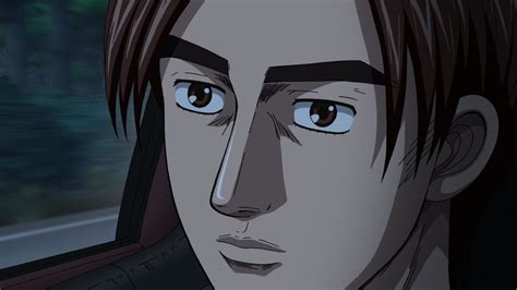 Fujiwara Takumi Initial D Official Art 1boy Brown Eyes Brown Hair