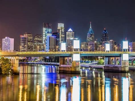 Philadelphias Photograph Of Skyline With South Street Bridge 30