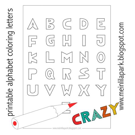 Free printable coloring alphabet letters - ausdruckbares Ausmal