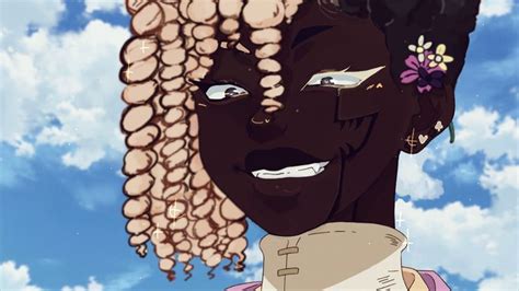 Blasian Gen Asagiri 🃏♥️ Black Anime Characters Black Cartoon