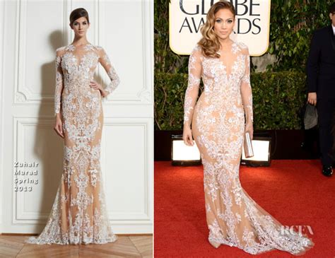 Jennifer Lopez In Zuhair Murad 2013 Golden Globe Awards Red Carpet