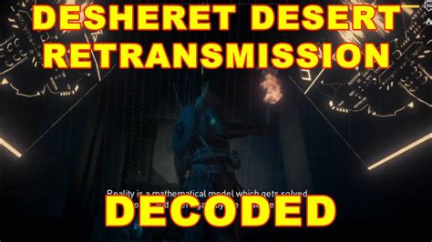 Assassins Creed Origins Desheret Retransmission Decoded Seth Anat