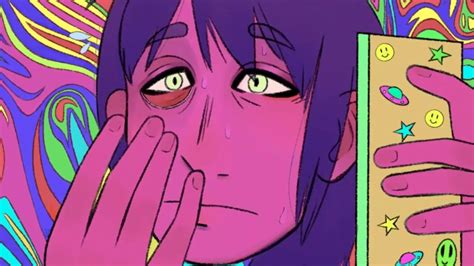 Clancy first selects a world from a touch screen, then an avatar to be his temporary body, and inserts his head into an attached pod. Screenshot Redraw - Clancy (The Midnight Gospel) - YouTube