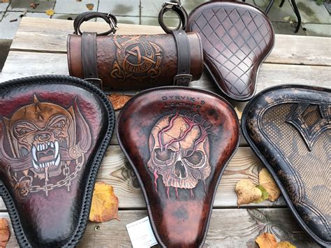 Tooled Leather Seats Motorcycle Seats Motorcycle Style Motorcycle Accessories Hand Tooled