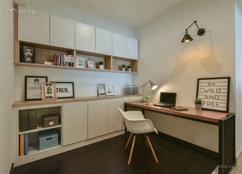Minimalistic Scandinavian Study Room Condominium Design Ideas And Photos