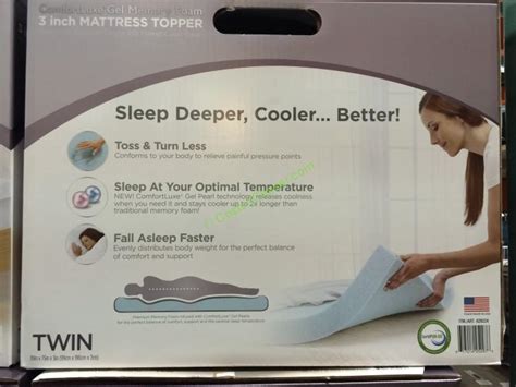 The ghostbed classic and the ghostbed luxe. Novaform Comfortluxe 3" Memory Foam Mattress Topper - Twin ...