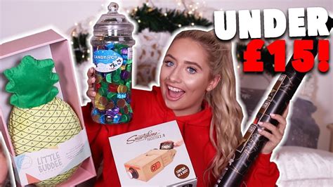 Unisex gift ideas for adults. The BEST Gift Guide UNDER £15!! 😱 Unisex GIFT IDEAS for ...