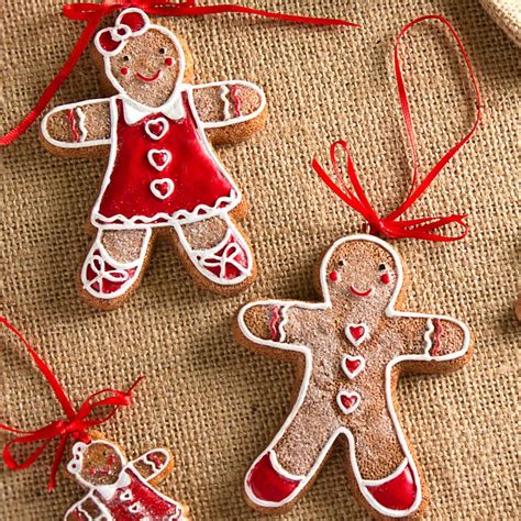 Set Of Gingerbread Man Christmas Tree Decorations By The Christmas Home