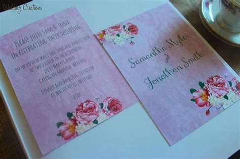 If you're planning a rustic event, you might like to opt for a simple. Wedding Invites designed and made by Wedding Creations ...