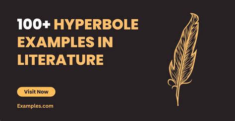 100 Hyperbole Examples In Literature How To Write Tips