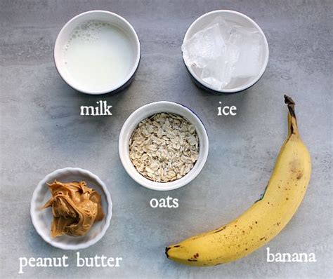 I love peanut butter and could eat it by the spoonfuls.(too bad they don't make a fabulous fat free. love, laurie: banana peanut butter oat smoothie | Oat smoothie, Peanut butter oats, Peanut ...