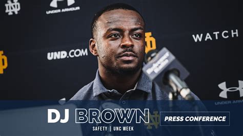 Video Notre Dame S DJ Brown Ready For Bigger Role Irish Sports Daily