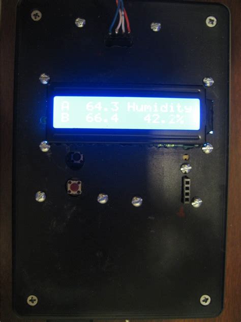 dual temperature display  humidity measurement kerry  wong