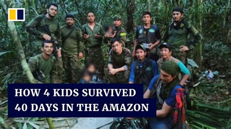 After Plane Crash 4 Children Survive 40 Days In Colombian Jungle Youtube
