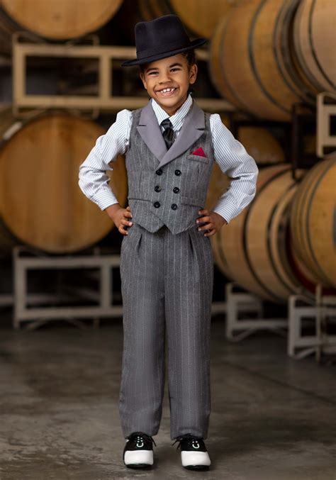 Child Ruthless Gangster Costume | Exclusive Costumes