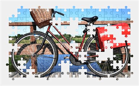Ladies Bike Jigsaw Puzzles Online