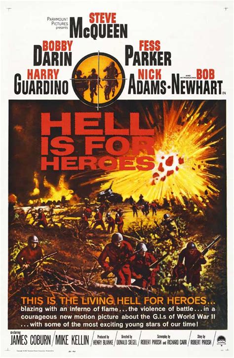 Film Hell Is For Heroes Iadul E Pentru Eroi 1962 Steve Mcqueen