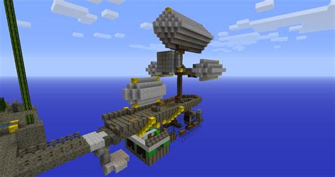 Zeppelin Living Stationport Zeppelin Mod And Airship Mod Minecraft