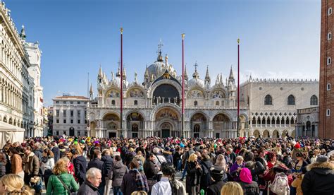 San Marco Square During Carnival Of Venice 2018 5thbranch