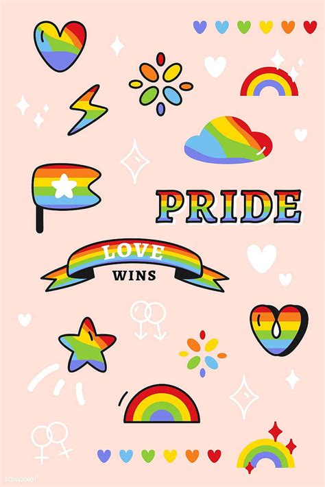 Download Cute Lgbt Pride Aesthetic Vector Art Wallpaper