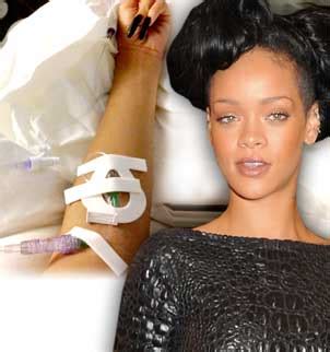 Rihanna Photos In Hospital Her Sick Bed After The Met Gala