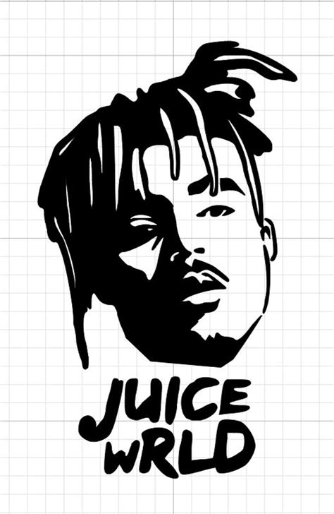 Juice Wrld Decal Sticker Vinyl Rapper Musician Laptop Etsy