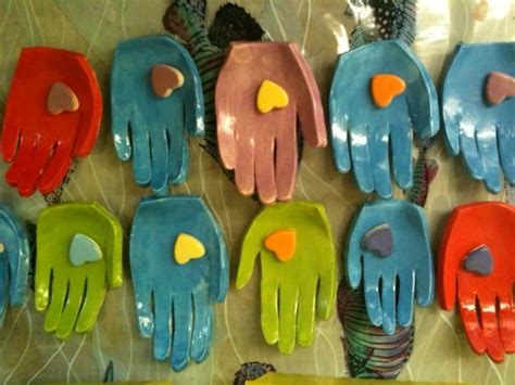 Clay Hands Using Kissing Hand Poem Pinned Before This Pin Projetos