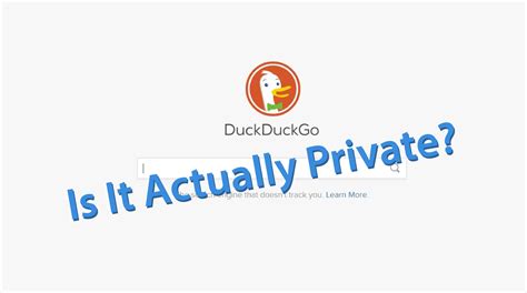Is Duckduckgo Actually Private