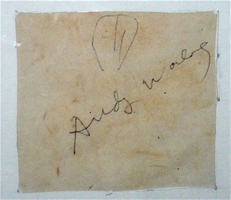 Andy Warhol Signature On Linen By Andy Warhol On Artnet Auctions