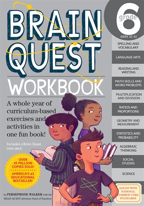 Brain Quest Workbook Grade 6 Teaching Toys And Books