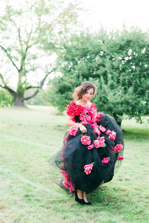 Black Tulle Wedding Dress 2 Elizabeth Anne Designs The Wedding Blog