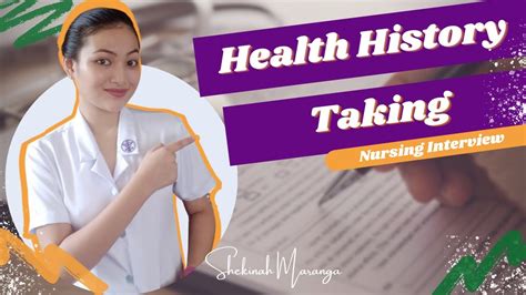 Health History Taking Nursing Interview Youtube