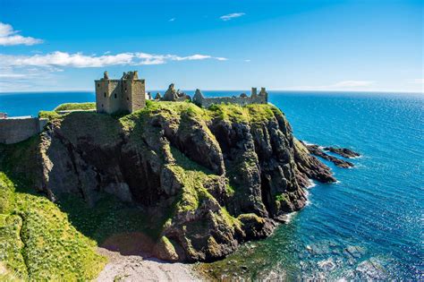 Dunnottar Castle On The Sea Cliffs Of Aberdeenshire