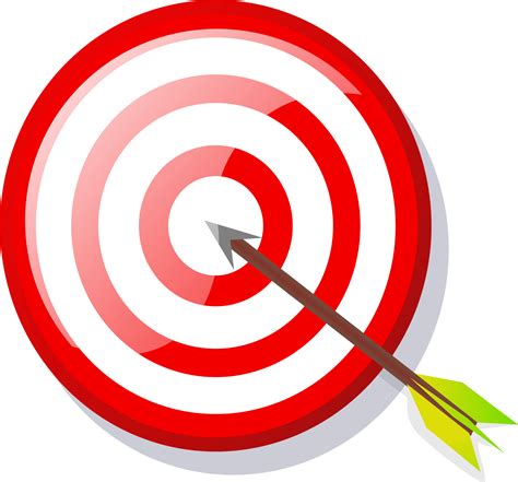Clipart Target With Arrow