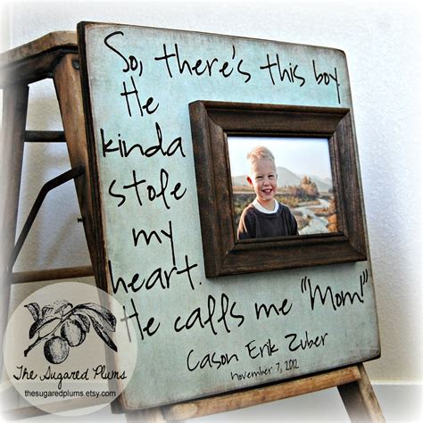 It makes the recipient feel special whenever she uses or wears it, and one person in our lives who undoubtedly deserves to feel special is mom. Mothers Day Gift Picture Frames Gift for Mom from Kids 'So