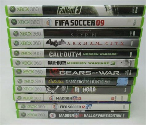 12 Game Lot For Microsoft Xbox 360 Disc Case Inlay Booklet Fallout