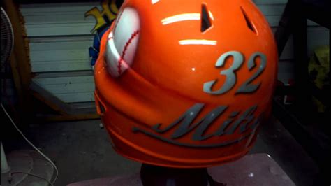 Submitted 4 years ago by amteaky. Airbrushed baseball helmet - YouTube