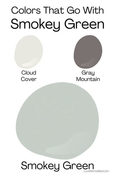 Smokey Green A Benjamin Moore Paint Color Love Remodeled