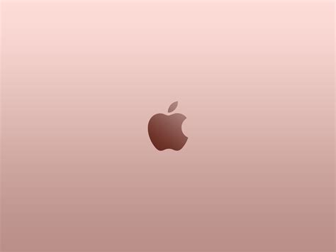 2048x1536 Apple Logo Rose Gold Wallpaper By