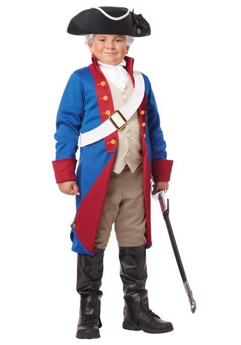 Affordable Shipping Mens Colonial Captain Costume Uniform French