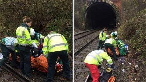 Paramedics Use Train To Take Patient To Hospital BBC News