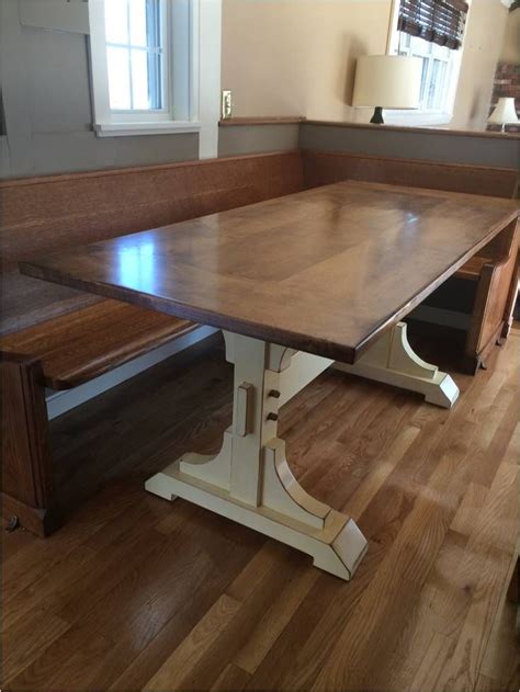Nothing can beat the rustic prettiness that a diy farmhouse table as stunning as this one can add to your home. Double Pedestal 6' Farmhouse Table - like this tabletop the best (though won't finish the bottom ...