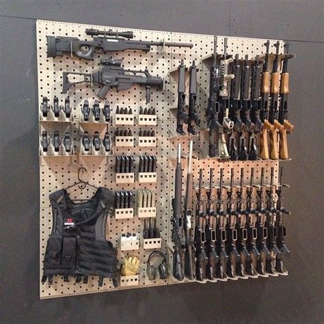 Lightweight gun rack that holds as many as four guns with a storage compartment for bullets. Gun Rack Plans For Wall - WoodWorking Projects & Plans