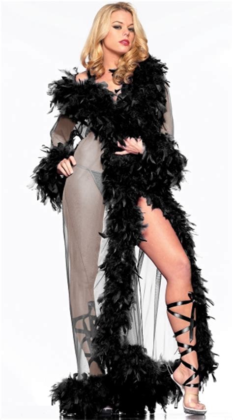 Unfollow black robe to stop getting updates on your ebay feed. Deluxe Black Feather Robe, Long Black Robe, Black Mesh Robe