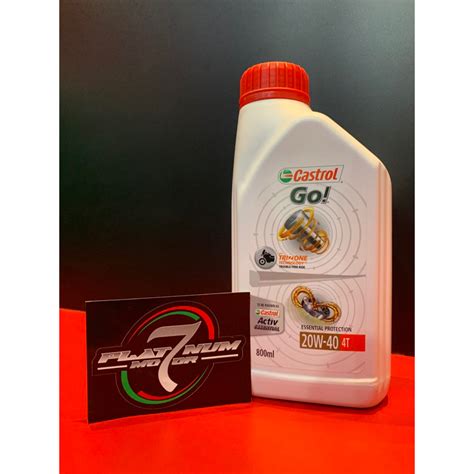 Jual Oli Castrol Go 4t 20w 40 08l Shopee Indonesia