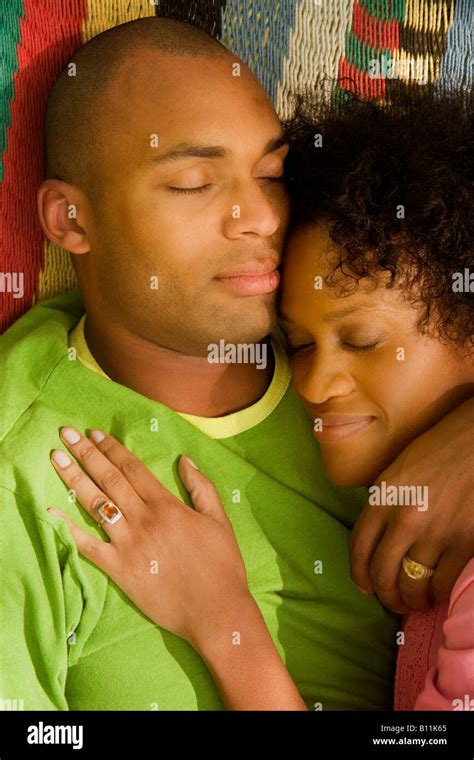 Husband And Wife Napping Together Stock Photo Alamy