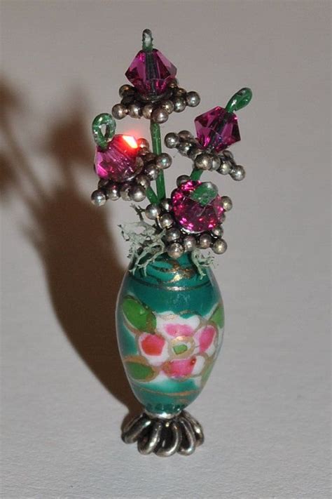 Check spelling or type a new query. Swarovski Beaded Dollhouse Miniature Pink Crystal Bicone ...