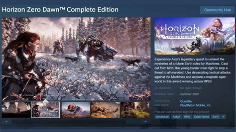 Horizon Zero Dawn Complete Edition Horizon Zero Dawn Complete Edition