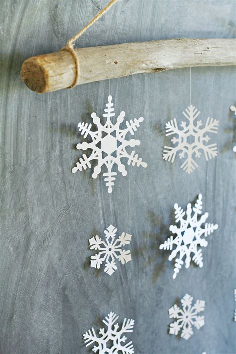 Simple Snowflake Wall Hanging Winter Decor Winter Diy Winter Crafts